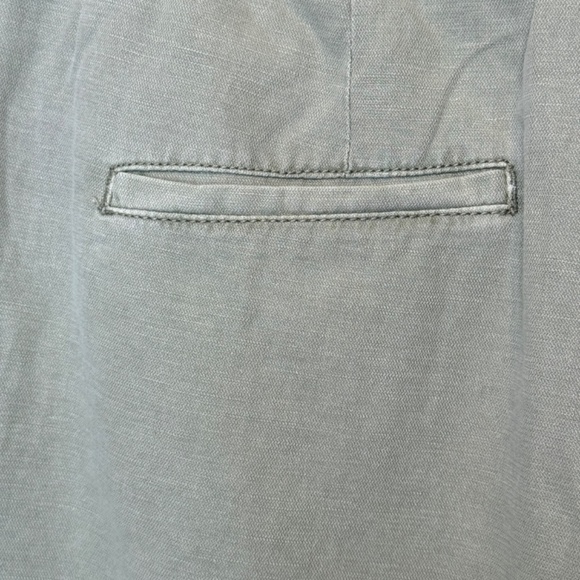 Joie | NWT Faded Cactus Pleated High Rise Washed Olive Green Shorts - Picture 7 of 14